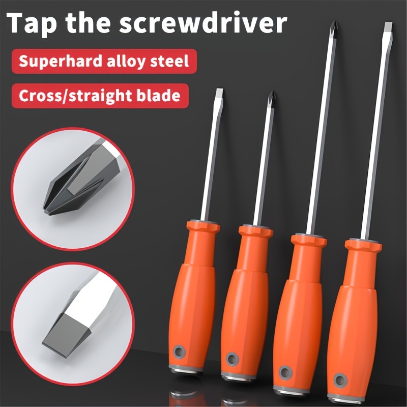 

- Alloy Steel Screwdriver Set, Tip, / , -, Extended Length, Super -durability, Screwdrivers - Of