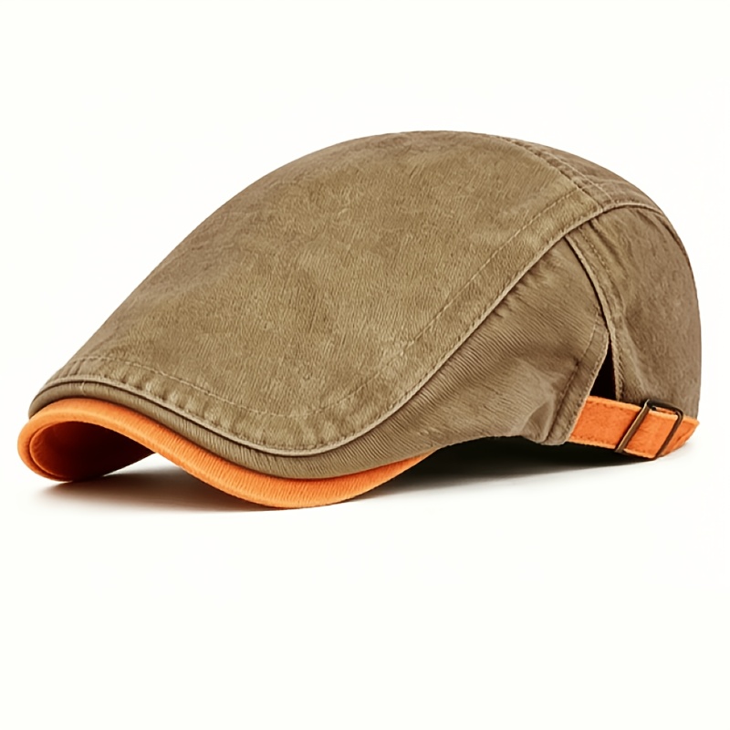 TEMU Weihnachts Herbst Winter Herren Damen Newsboy Cap Front Hat Geeignet für Reisen Wandern Freizeit Partys