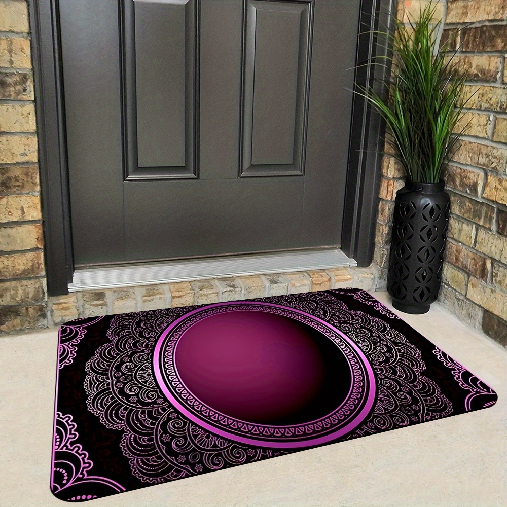 Luxury Nonslip Bath Mat With Diatom Mud And Rubber Backing, Leathaire