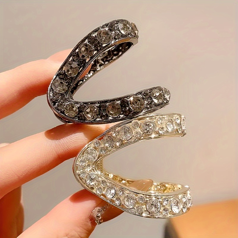 

2pcs V-shaped - , Ponytail For Women