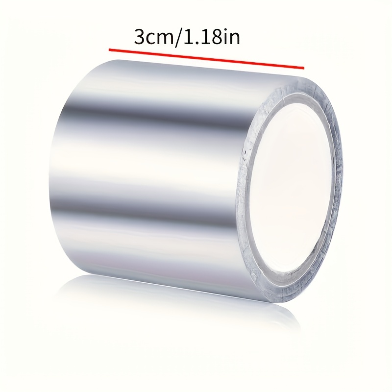 TEMU 2 Rolls Of Tape, 1.18 Inches X 393.7 Inches - Durable Roof Sealing Butyl Tape, Used For Waterproofing Of Roof Fixing, Drainage Sealing, And