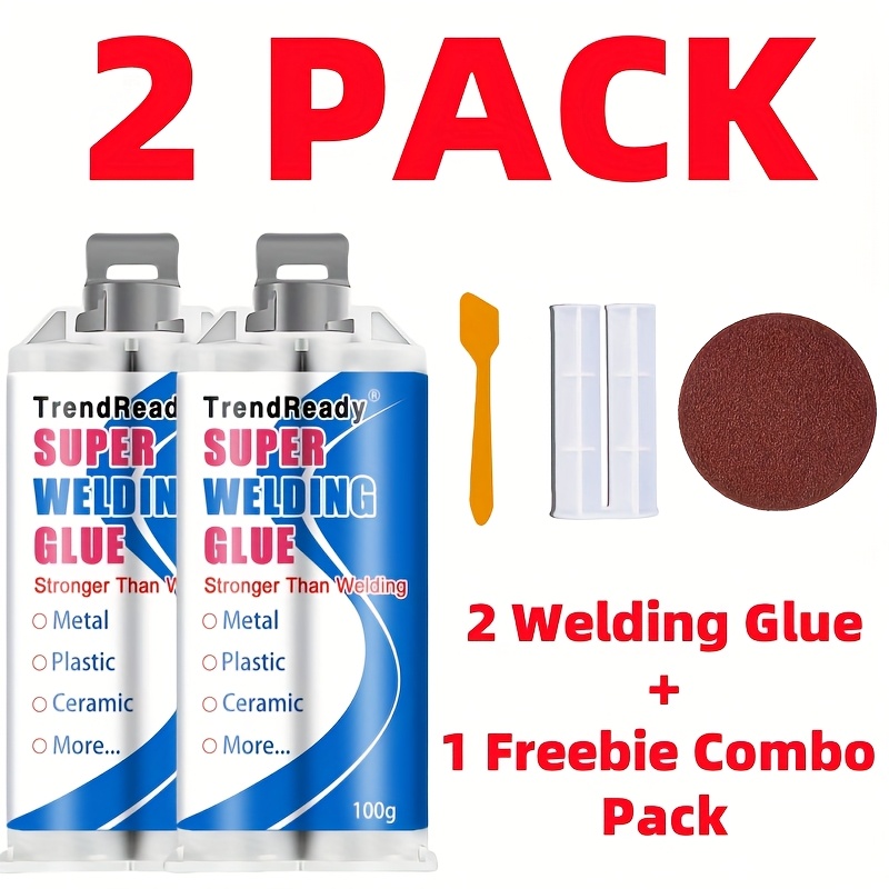 TEMU 200g High- Welding Adhesive | Heavy-duty Repair For Plastics, Ceramics, Welded Joints, & Home Fixes | Metal Welding Glue, High-strength Adhesive, Casting Glue, Epoxy, Ab Repair