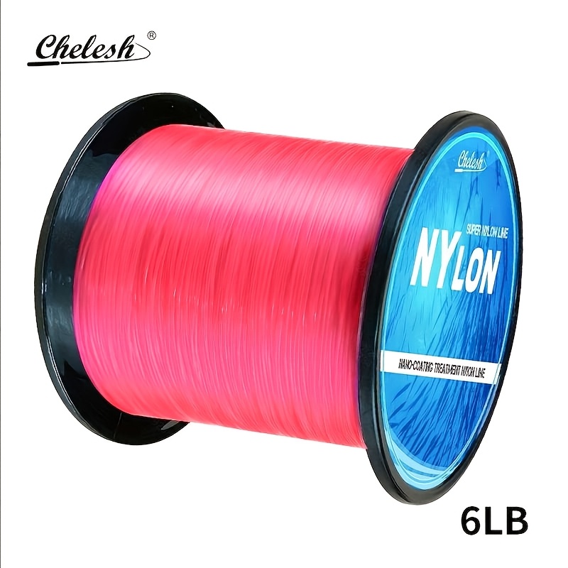 6lb mono pink fishing line 1000 meters 1093 high strength nylon