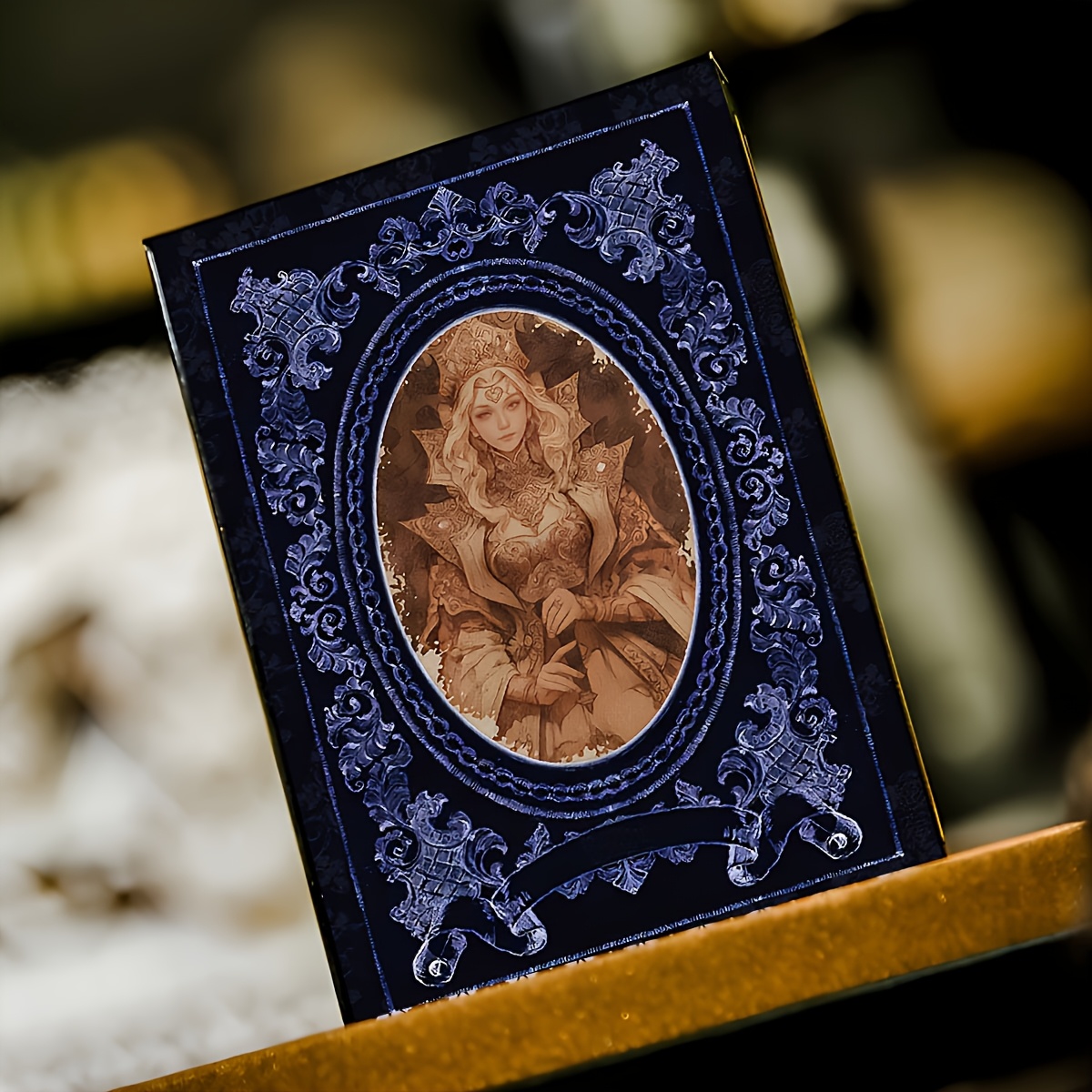 TEMU Cards, Retro Style Playing Cards. Are 54 Different Illustrations. With Double-sided Anti-slip Embossing. Suitable For Party Entertainment, Gifts