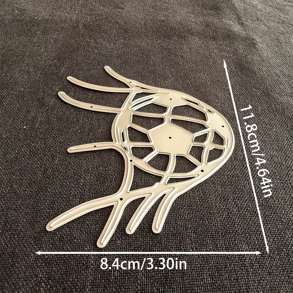 E-shop 1 Stück Fußball Metall-Stanzform, , Fantasy-Thema, geeignet für DIY Scrapbooking, Prägung, Handgemachte Grußkarten, Geschenkkartenherstellung