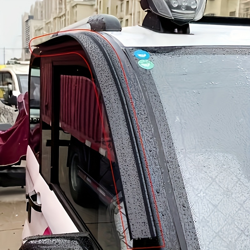 E-shop Universal Auto Fenster Regenschutz, Auto Seitenscheibe Regenleiste - für Auto Wohnmobil Anhänger, Kompakter Regenschutz, Einfach zu