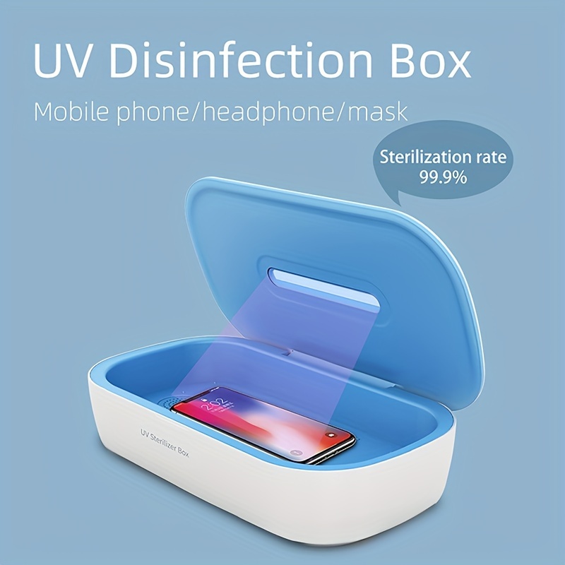

Uv Disinfection Box, With Aroma Function, 1 Key Timer Disinfection, Large Space For Mobile Phone/watch/keys/mask/cosmetic Products And Other Daily Use Items