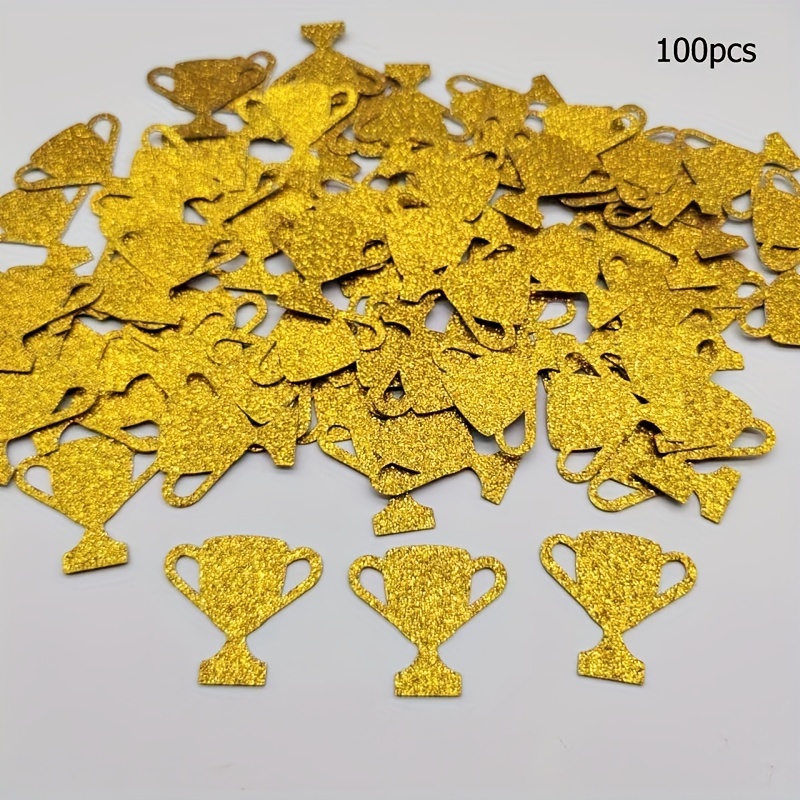 Golden Trophy Table Decoration Pieces