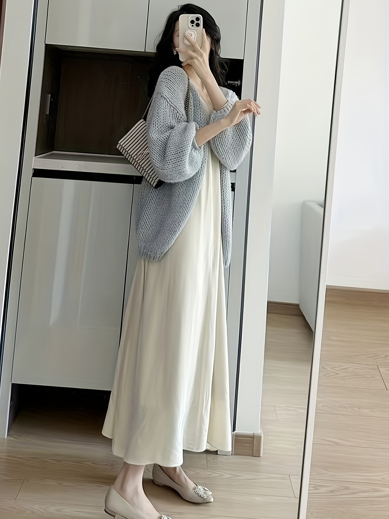 womens korean long dress women's clothing - Temu United Arab Emirates