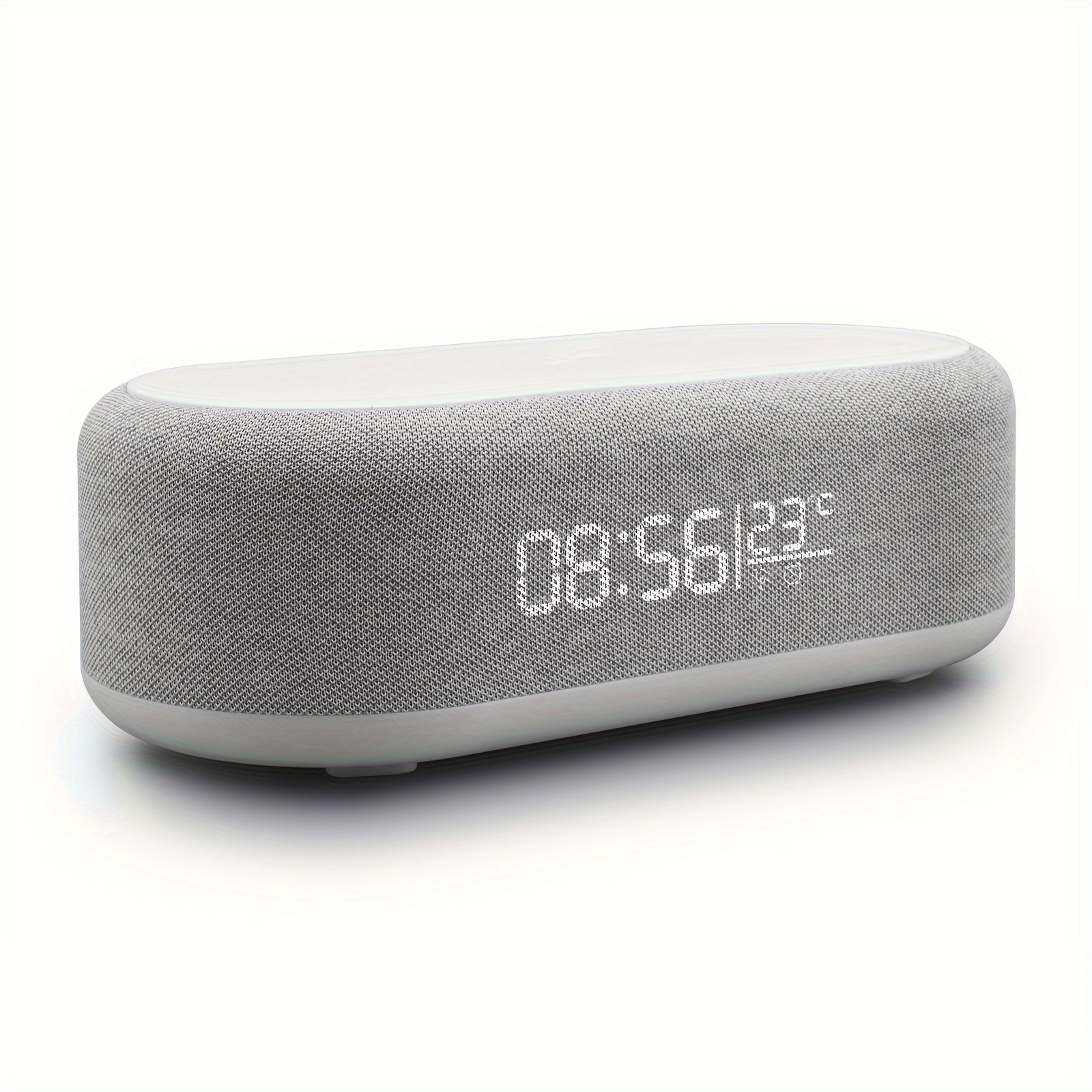 TEMU Wireless Charger Alarm Led Light Thermometer Night Light 15w Fast Charging Dock Station For Iphone 15 Pro Max/14/13/12/xs/xr/x/8, For S24 S23
