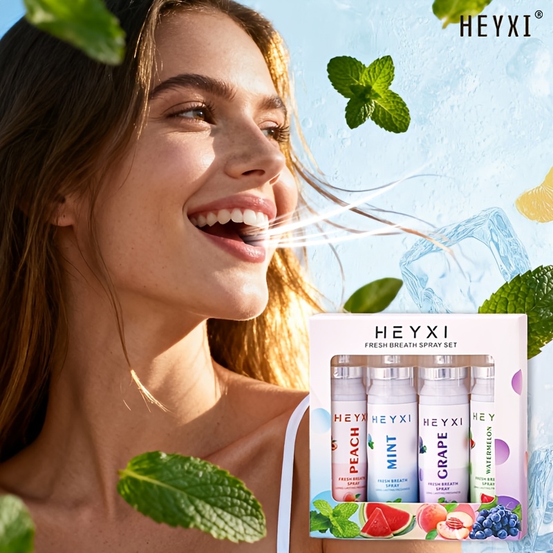4pcs of 22Ml Fruit-Flavored Mouth Freshener, for Oral Care, Long-Lasting Freshness, Easy to Carry, Perfect for Dates, Work, Or After Meals - an Ideal Gift - Image 3