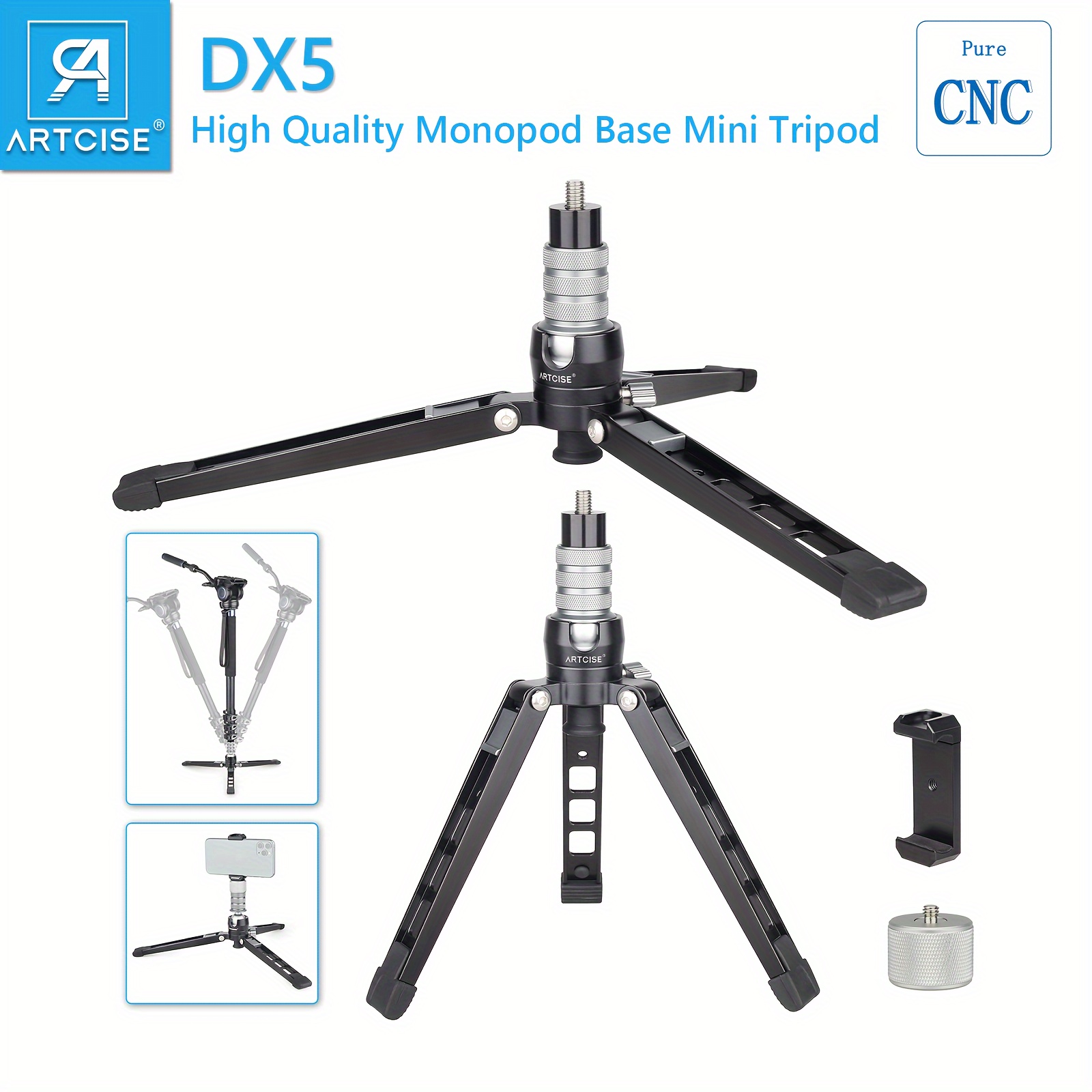 dx5 compact monopod support base tripod high quality Temu