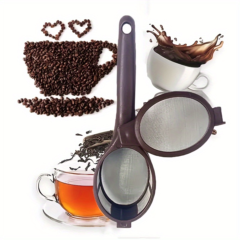 

Easy-clean Reusable Coffee Filter Spoon With Handle - Plastic, Use, Kitchen Gadget, Coffee Powder, Teas Filter