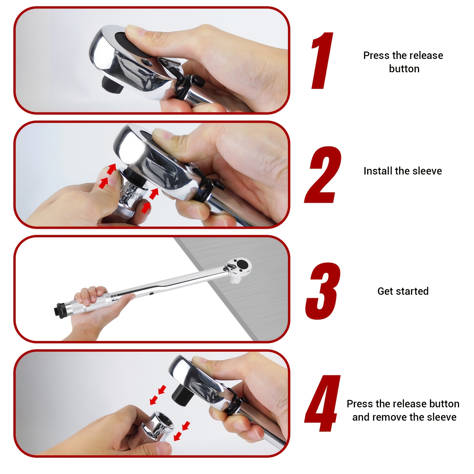 Drive Torque Wrench Precision Click Type Tool for Bikes