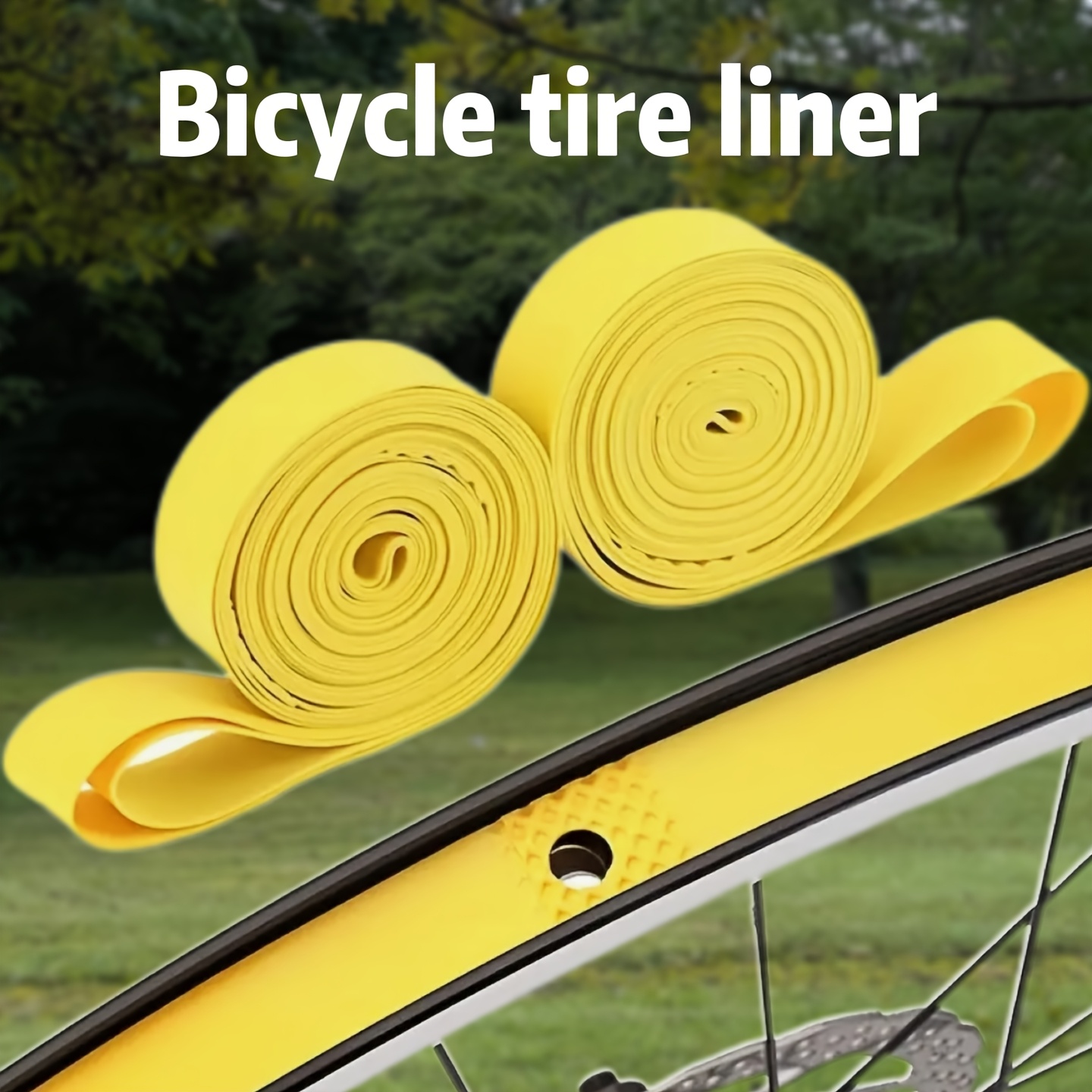 2 Bandes Anti-crevaison Pour Pneus Vélo - 4 Tailles PVC, Protection Renforcée
