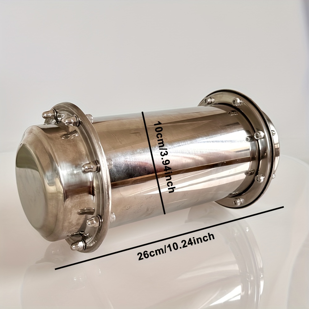 Image of 304 Stainless Steel Time Capsule Kit | Weatherproof Airtight Future Letters Box | Creative Gift To Bury Underground & Treasure | Graduation Wedding Anniversary Present | ,halloween,christmas