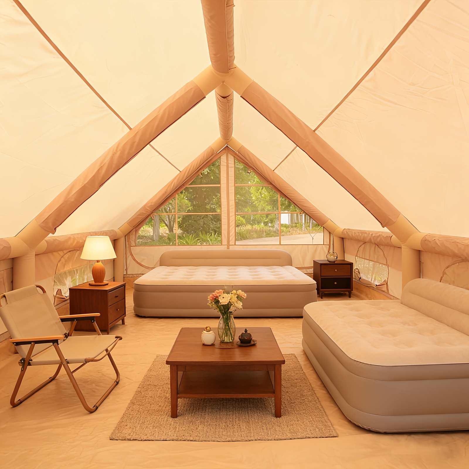 6 3 12   luxury inflatable tent 4 6 8 10 person   tent easy to set up tent for camping hiking hunting travel outdoor shelter campers accessories camping tent hiking gear best valentines day gifts