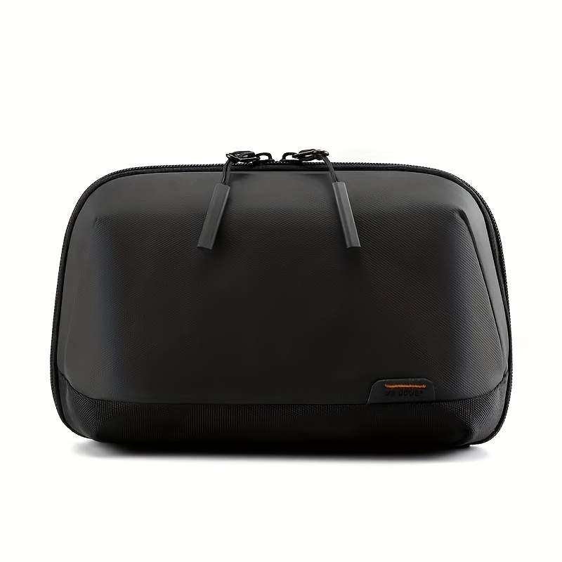 TEMU Compact | Multi-compartment Travel Organizer Bag - Stylish Volcano Design For Cables, Power Banks, Hard Drives, Phones, Headphones & Accessories