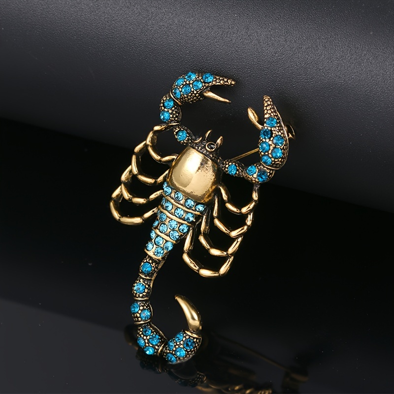 

Brooch Pin With Rhinestones - Alloy Fashion Accessory For Men, Animal, Brooch