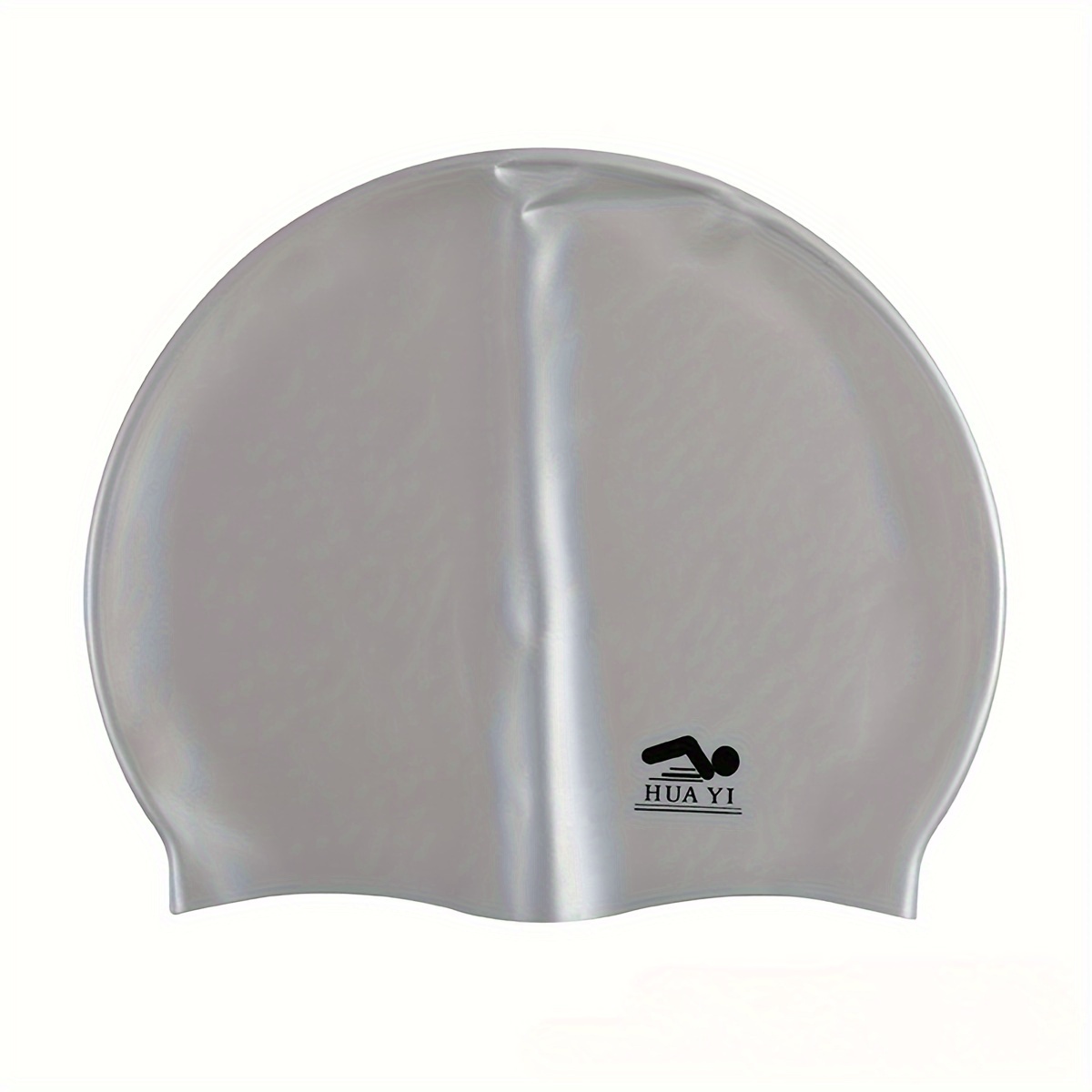 TEMU 1pc , Unisex Silicone Swim , Solid Color Minimalist High Elasticity
