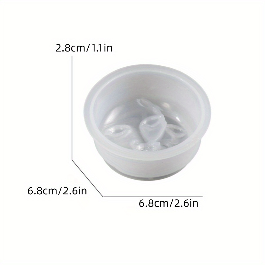 TEMU Diy Face Wax Product Mold, Sun And Aromatherapy Candle Mold, Half Moon And Half Plaster Cement Mold, Round Face Epoxy Resin Mold