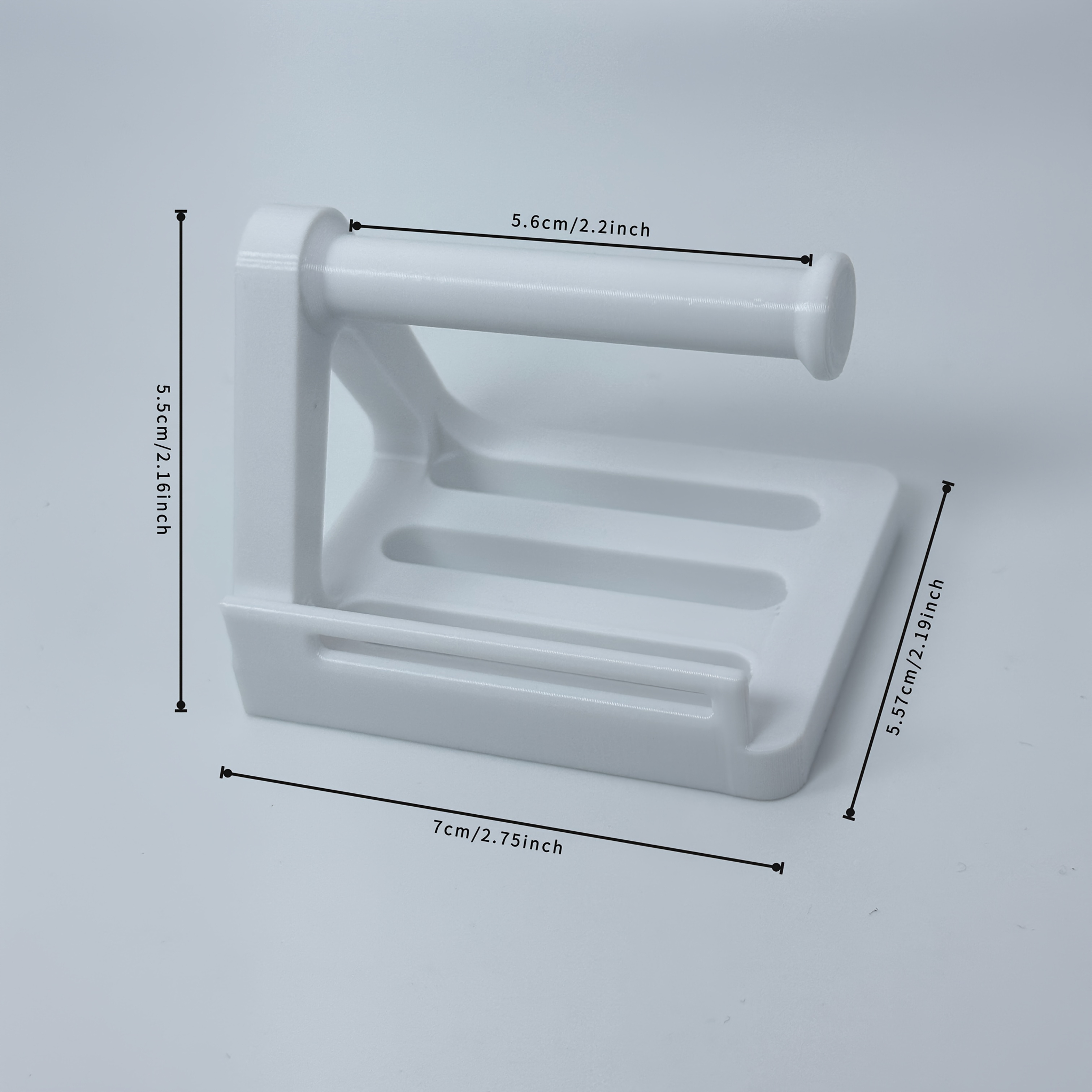 TEMU Support de fil de soudure blanc, Organisateur de fil de soudure en plastique imprimé en 3D, Support de bobine de fil anti-enchevêtrement,