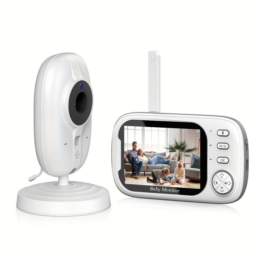 Image of 3.5-inch Monitor, Monitor With Camera, Video Monitor, 2.4 Ghz, Audio, Night Vision, 720pdisplay + Camera