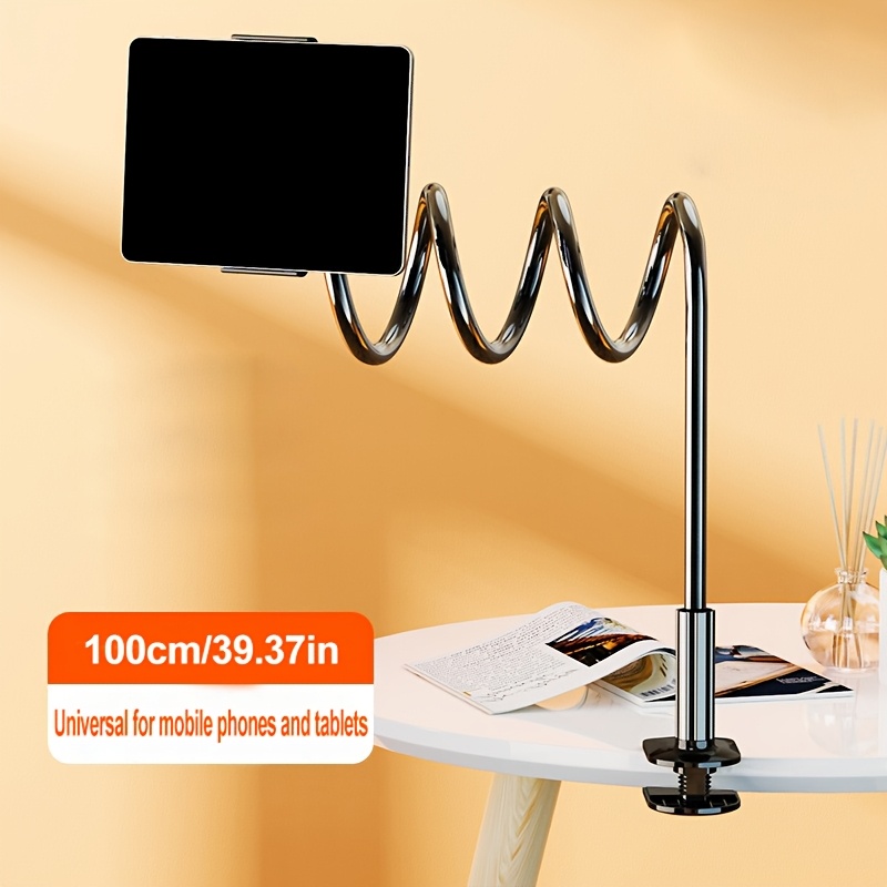 High-quality Tablet Holder Universal Bedside Support Stand With 360° Adjustable Rotation, Black And