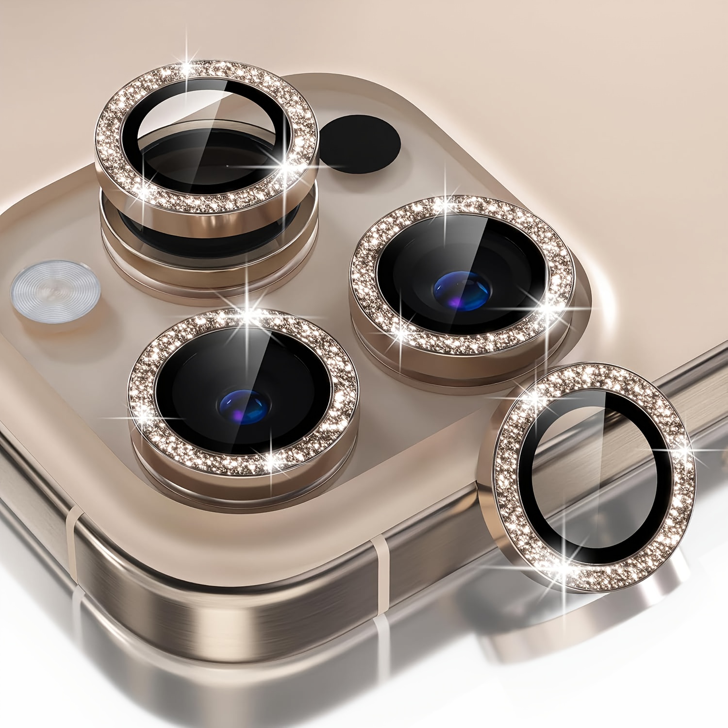 Anello di protezione per fotocamera iPhone 14 Pro/iPhone 14 Pro Max Oro