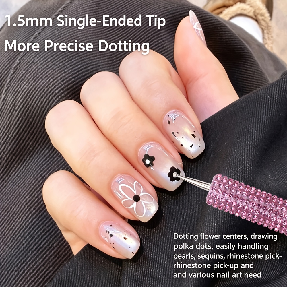 Upgraded Dual-Head Shiny Nail Dotting Pen for Nail Art