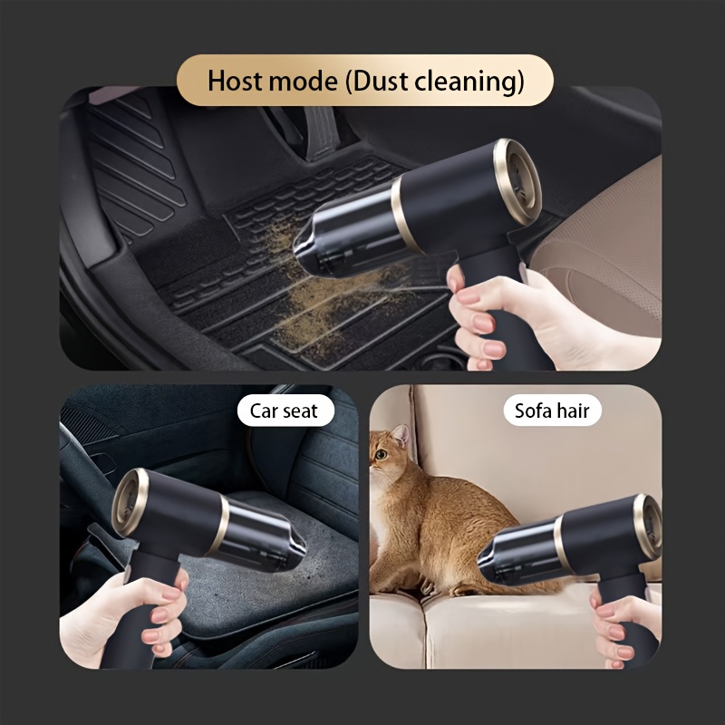 an integrated handheld car vacuum cleaner wireless and usb rechargeable convenient to store suction and   one machine suitable for     Product details 1