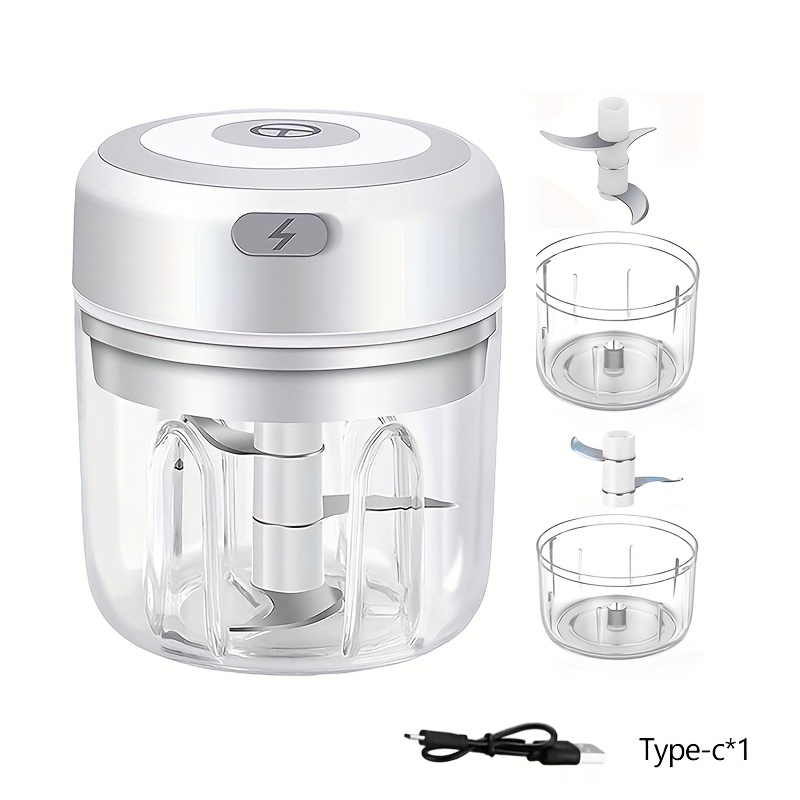 Image of Flzh Electric Food Chopper, Household Cooking Machine Kitchen Electric Meat Grinder Meat Grinder Stuffing Grinder Auxiliary Food Machine Automatic