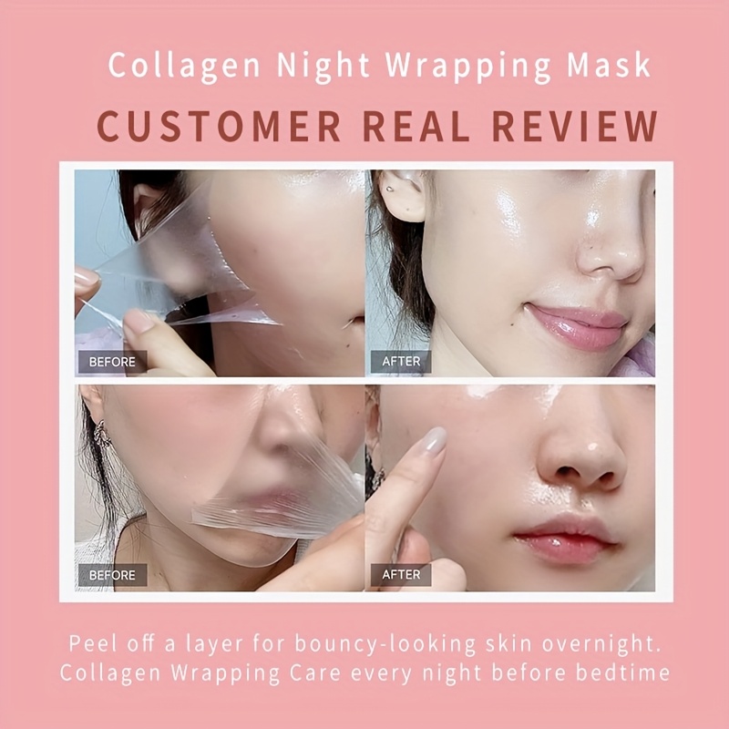 collagen night mask niacinamide hyaluronic acid Temu Canada