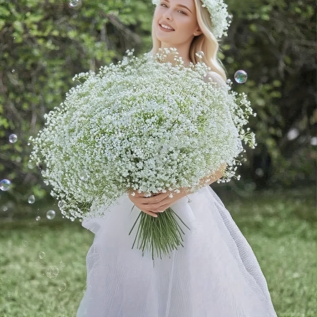 900 blumen, 30 strue von realistisch anfassenden knstlichen  schleierkraut fr jahrestag, hochzeit, verlobung, st. patricks tag,  erntedankfest, valentinstag und dekorationen, kunststoff falsche blumen |  Gratisversand Fr Artikel, Die Von Temu ...