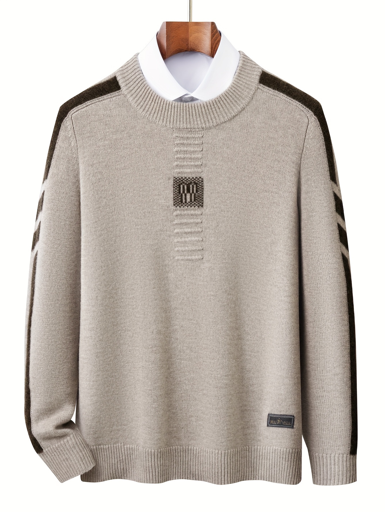 100 merinowolle dicke herbst/winter herrenmode Temu Germany