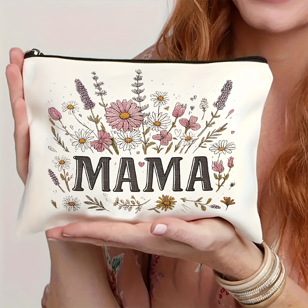 E-shop Elegante minimalistische Kosmetiktasche für , das perfekte Geschenk für Mama, ein Geburtstagsgeschenk für Mama, eine multifunktionale
