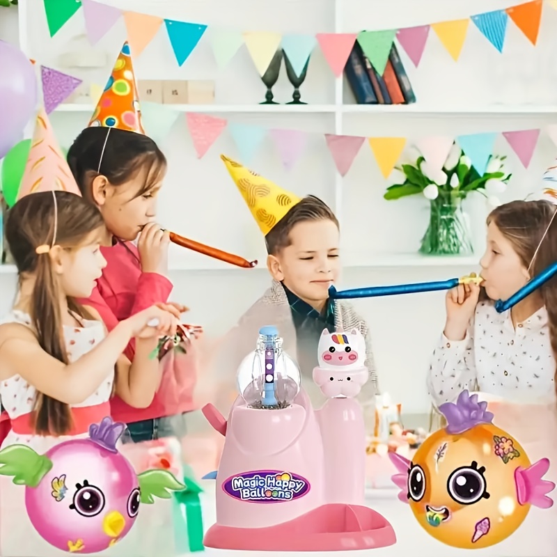 320pcs Magical Balloon Blast Off Party Set with Inflator & Unicorn Balloons