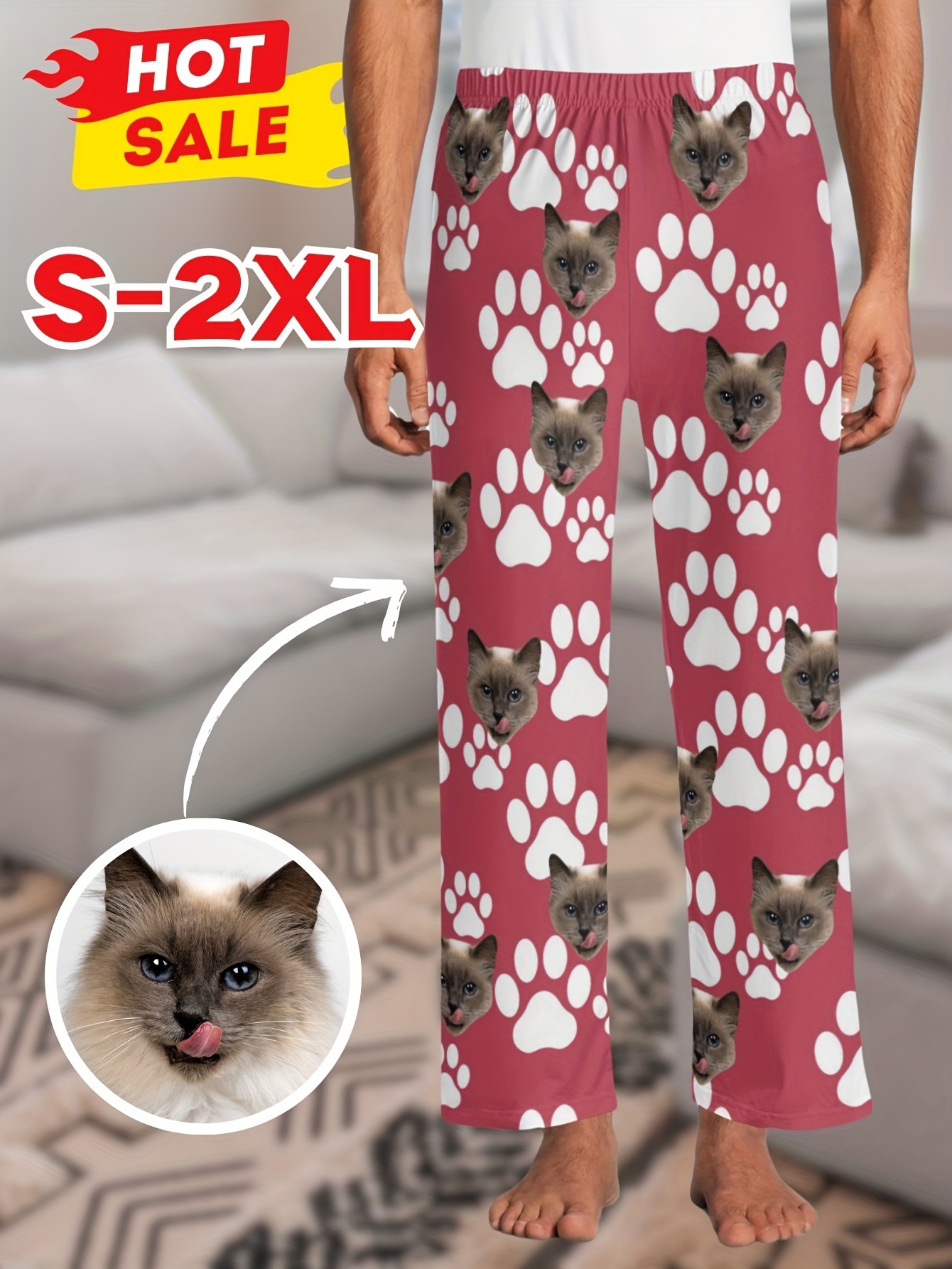 Custom Pajama Pants. Personalized Pajama Pants For Him.