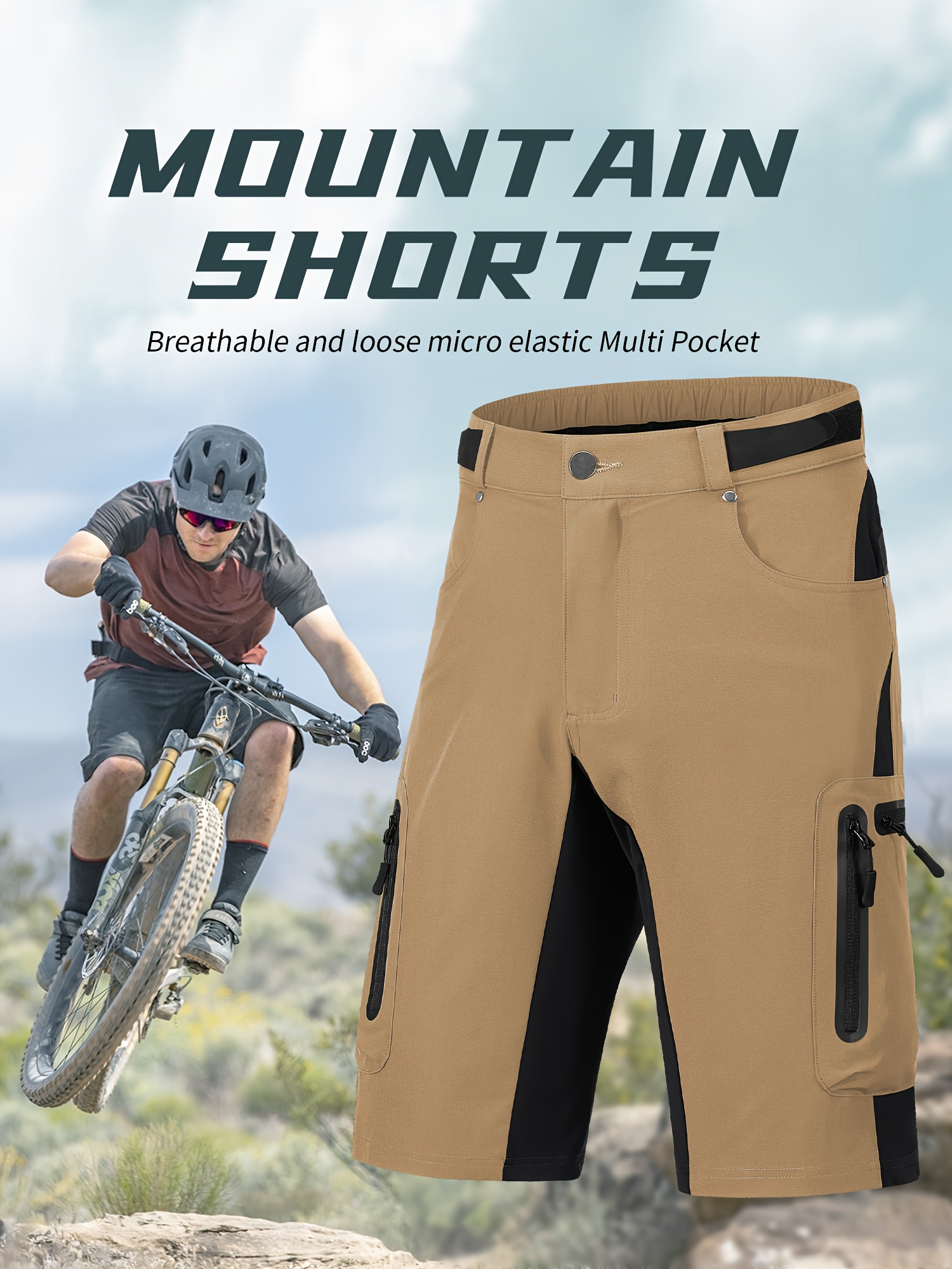 Cycling Shorts Men Mountain Bike Men's Shorts 3D Padded Bicycle