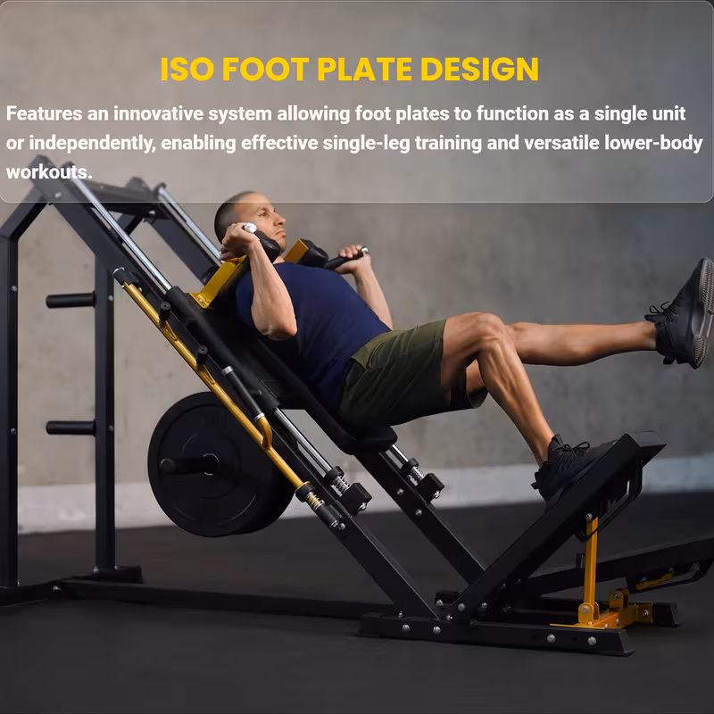 squat equipment featuring an adjustable iso plate and linear bearings for home fitness Product details 3