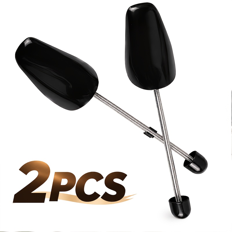 TEMU [2pcs] Écarteur de Chaussures à Ressort Ajustement Fixe Support de Chaussures Étirement et Mise Écarteur de Chaussures à Ressort Empêchant la