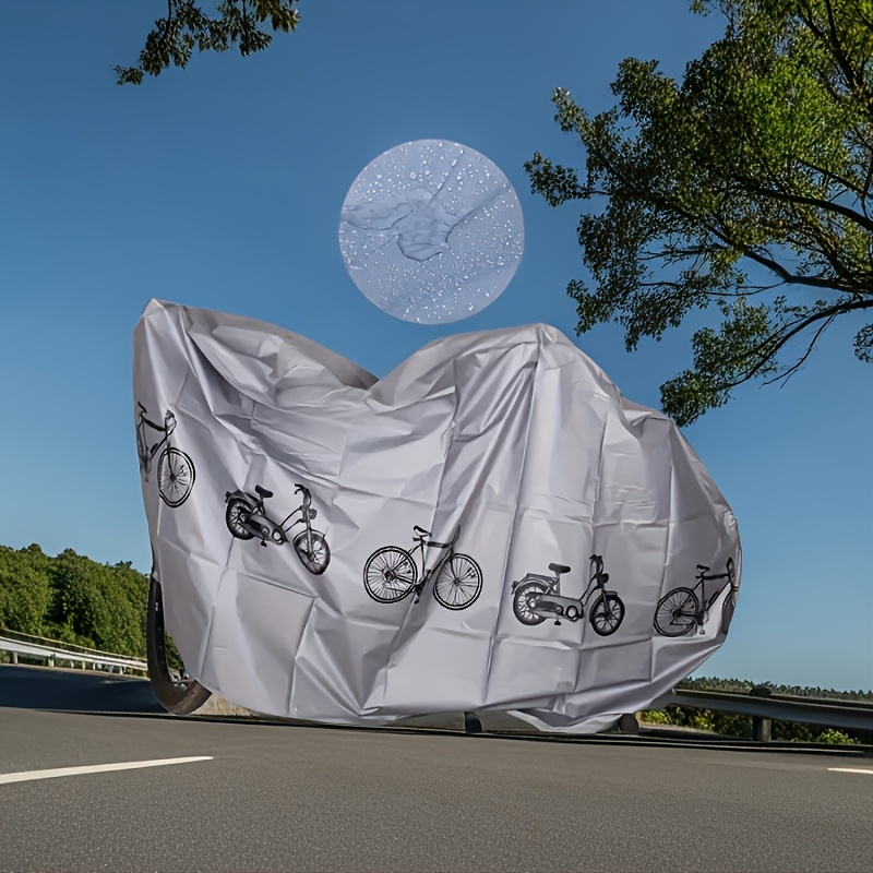 

1pc Motorcycle Cover - Waterproof & Dustproof, Fits Electric Bikes And Bicycles, Colors, Rainproof, Sun Protection, Car Cover, Electric Bike, Bicycle, Colors