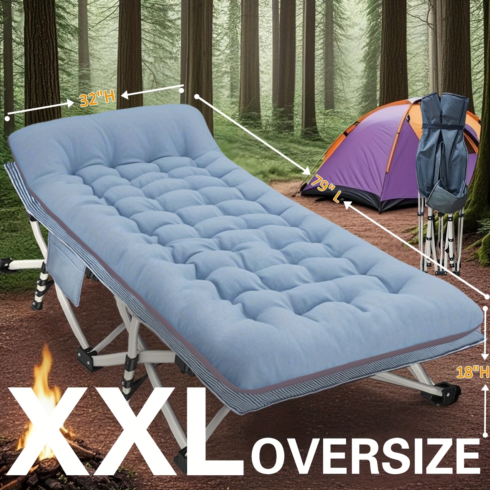 Sleeping Cots For Adults Reviews For BOZTIY Folding Camping Cot