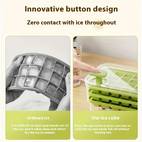 ice maker with lid food grade homemade tray large capacity storage box for home refrigerator push type ice storage and ice making deicing magic freezer replacement container