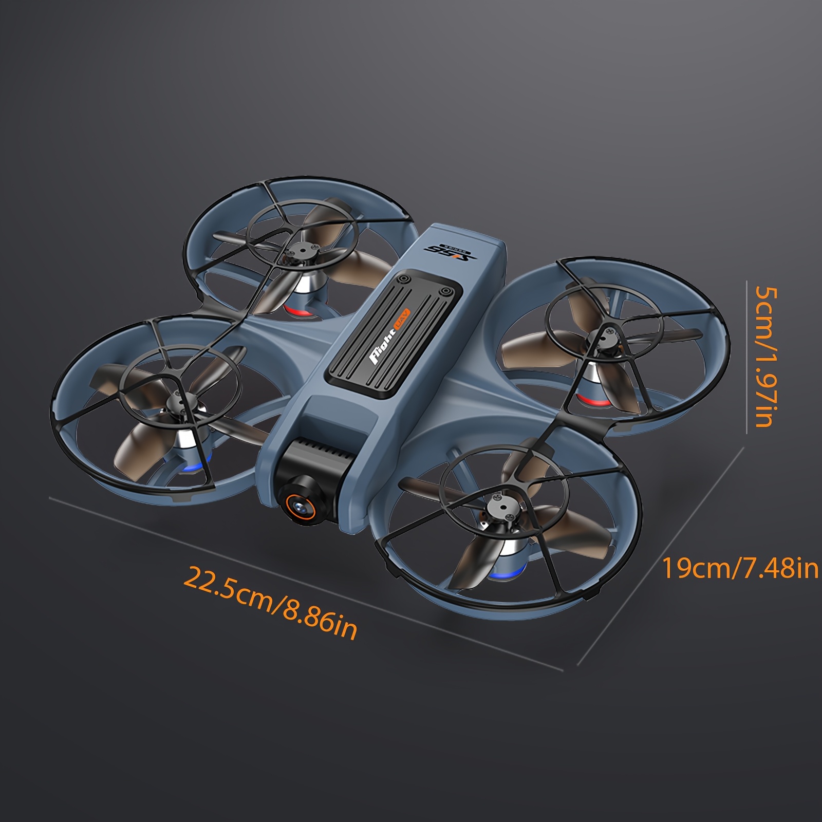Drone S156 z Optycznym Przepływem, Podwójna Kamera ESC + Duży Ekran 4.5-calowy do Sterowania, Silnik Bezszczotkowy o Wysokiej Mocy, Pozycjonowanie Optyczne, Ochrona 360° przed Kolizjami i Antykolizyjna, Światła Nocne LED, Regulowana Prędkość, Fotografia Lotnicza, Niezbędny na Kempingu i Podróży, Prezent dla Początkujących i Dzieci, Urodzinowy Upominek