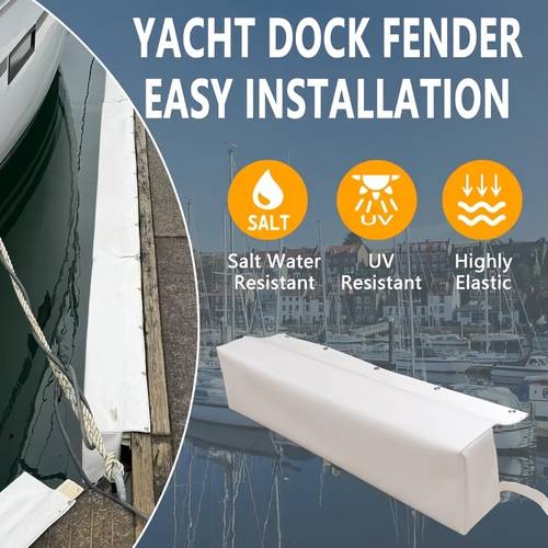 item picture meter yacht marina fender with stainless steel grommets uv and saltwater resistant durable material for yachts and other watercraft