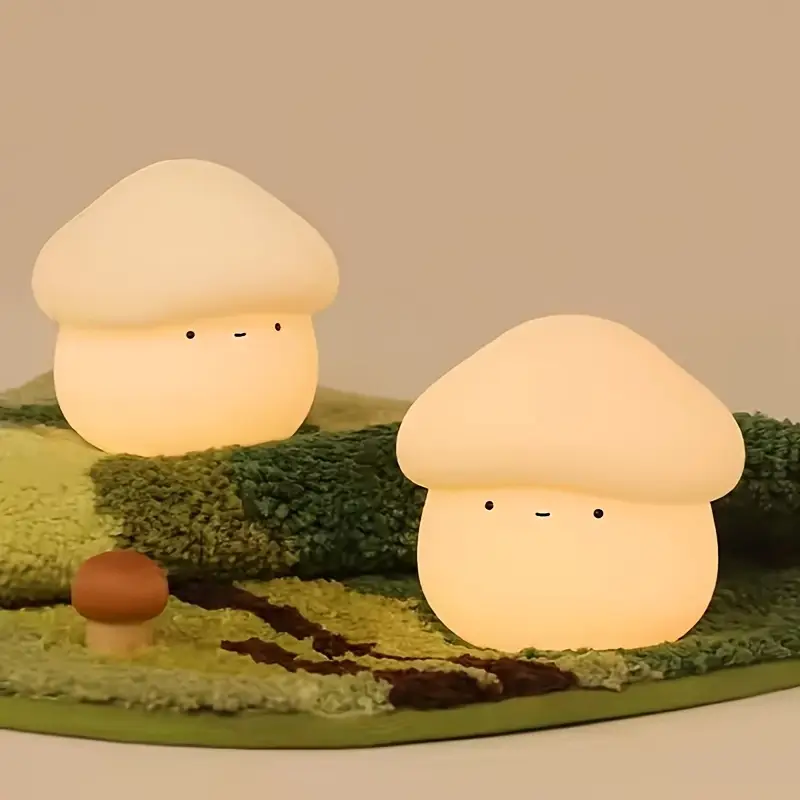mushroom led night control rechargeable battery powered table lamp for home outdoor use Product details 0