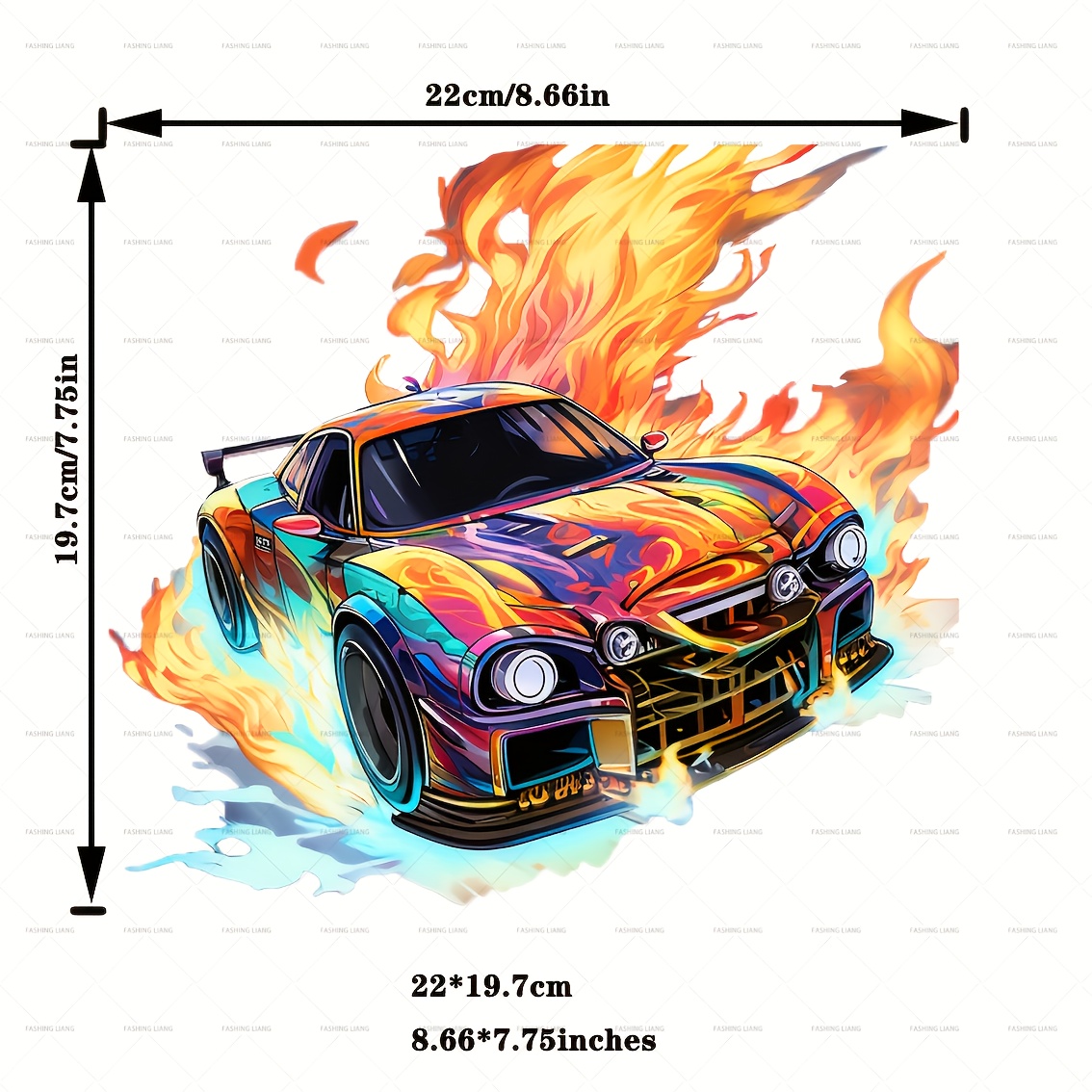 Racing, Thermal Vinyl, Fashionable, Suitable For Men And Women, With Patch Stickers, Thermal Stickers, Washable T-shirts, Jeans, Jackets, Backpacks, Clothes, Hats, Etc., Making Your Clothes More