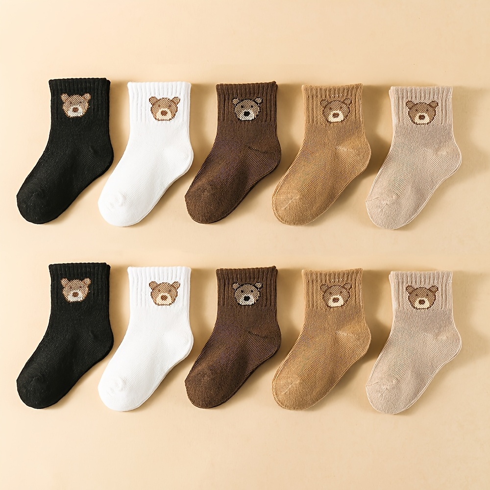 10-pack Cartoon Cute Bear Children's Socks