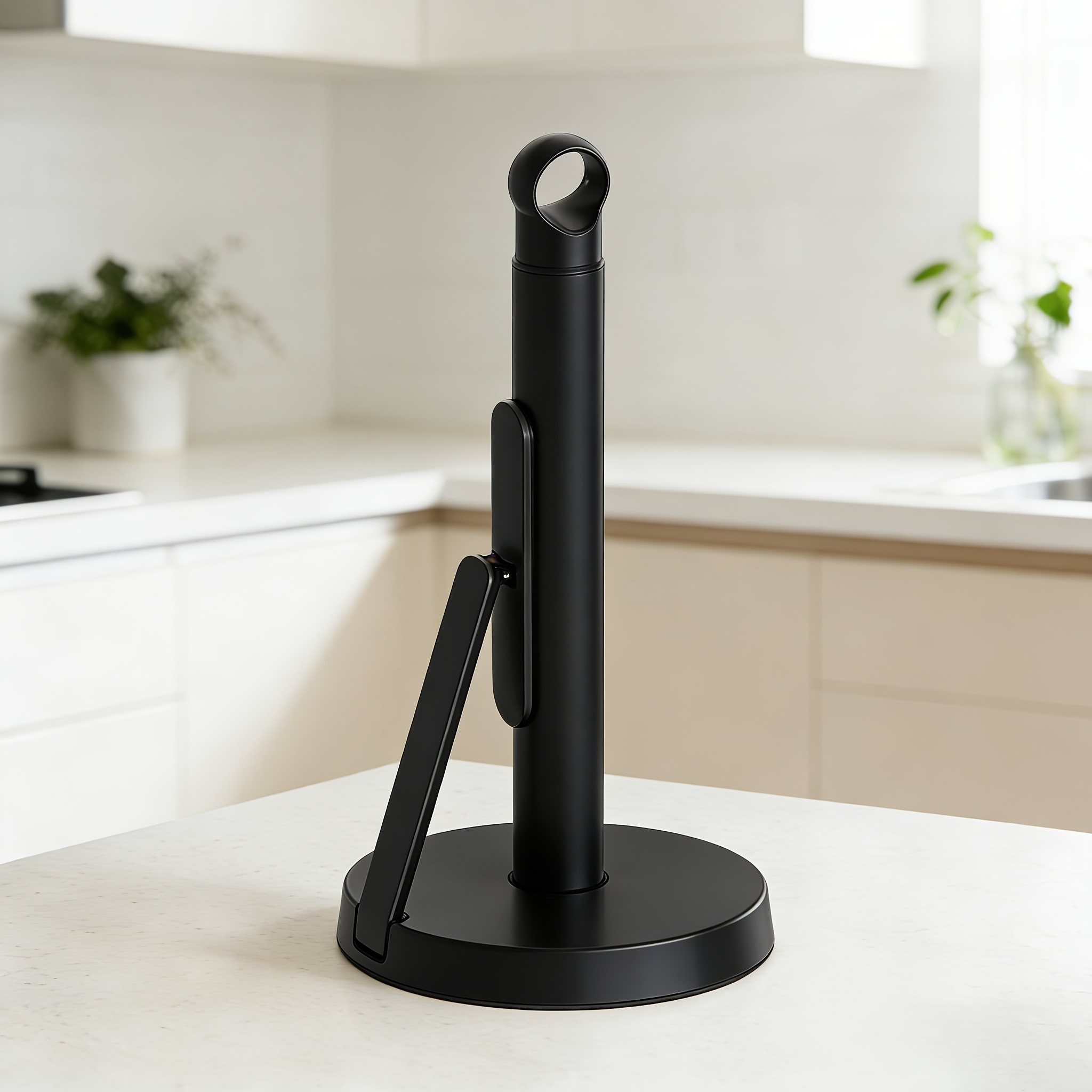 reliable Heavy Duty Stainless Steel Paper Towel Holder with Tension Arm-Easy One-Handed Tear, Modern Standing Countertop Dispenser for Kitchen, Holds All Paper Towel Rolls 12 Heavy-Duty Stainless Steel Paper Towel Holder with Tension Arm-Easy One-Handed Tear, Modern Standing Countertop Dispenser for Kitchen, Holds All Paper Towel Rolls